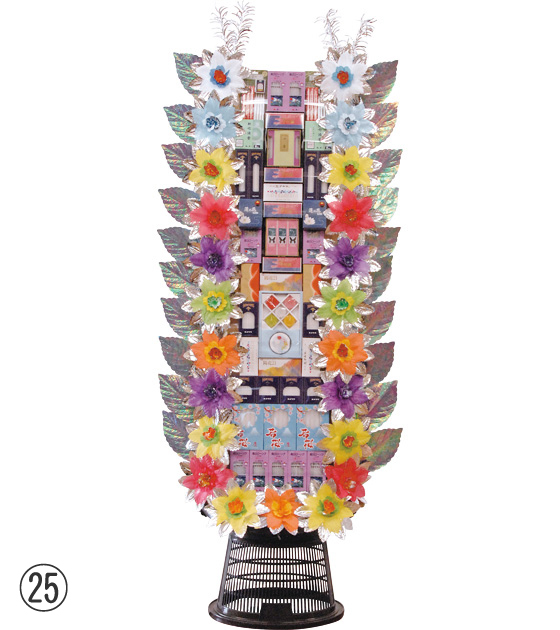 線香ローソク盛籠